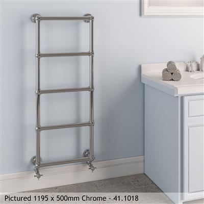 Stour Chrome Traditional Towel Radiator 1550 x 600mm