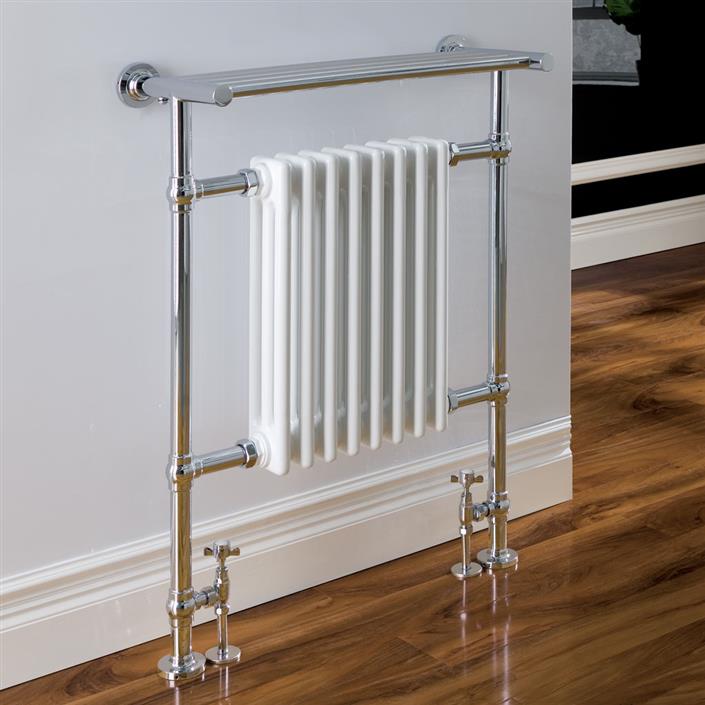 Leadon Chrome Traditional Radiator 940 x 700mm