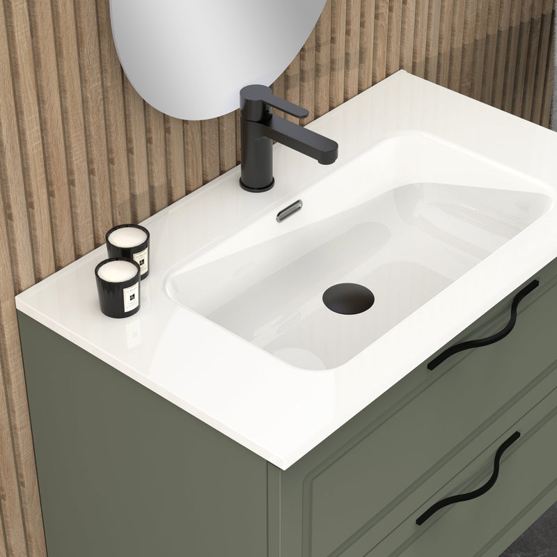 Banyetti Matador 800mm Muscat Sage Wall Hung Vanity Unit