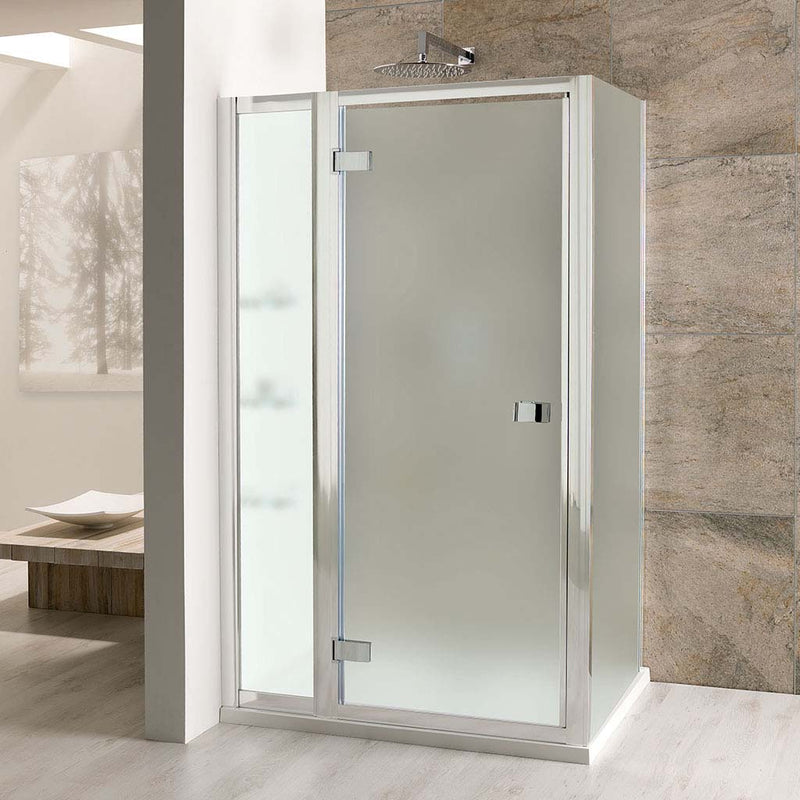 Volente Frosted Glass Hinged Door 6mm Shower Enclosure 800mm