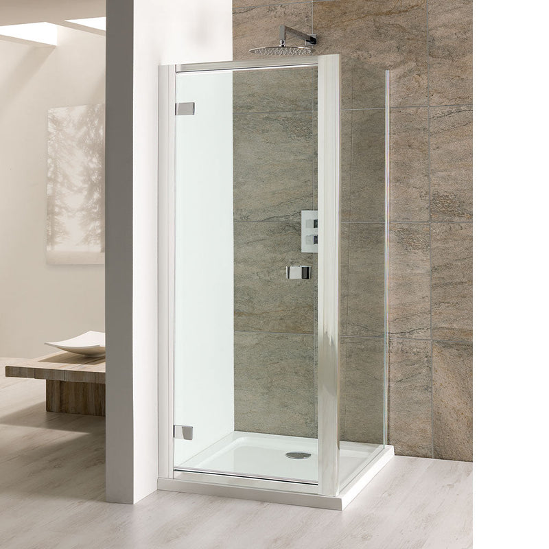 Volente Clear Hinged Door 6mm Shower Enclosure 1000mm