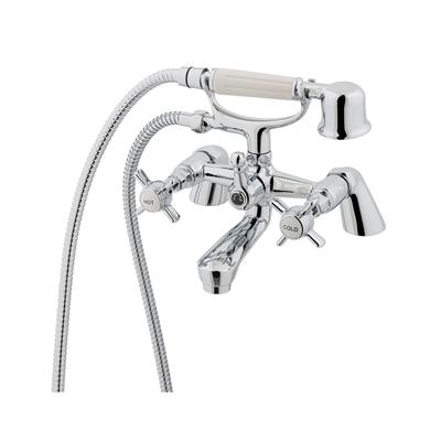 Haymarket Chrome Standard Bath Shower Mixer with Kit