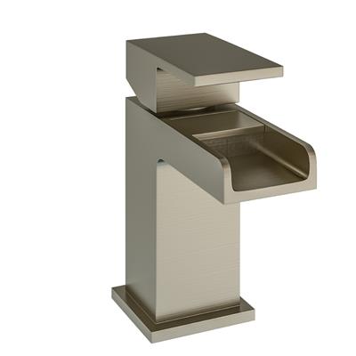 Abberton Brushed Brass Basin Mixer with Waste