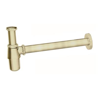 Cottisford Brushed Brass Round Minimalist Bottle Trap