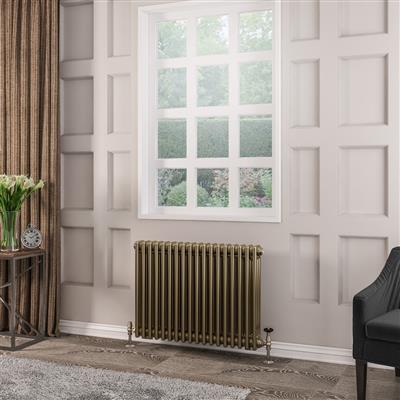 Rivassa Bronze Three Column Traditional Radiator 600 x 608mm