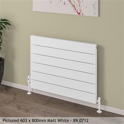 Berkeley Matt Anthracite Horizontal Aluminium Radiator 600 x 2000mm