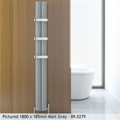 Malmesbury Matt Cappuccino Vertical Aluminium Radiator 1800 x 565mm