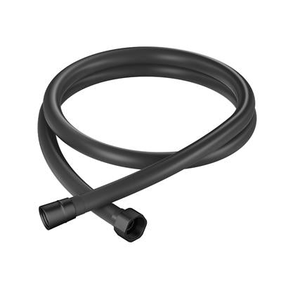 Matt Black Flexible PVC Shower Hose 1.5m - 6mm Bore