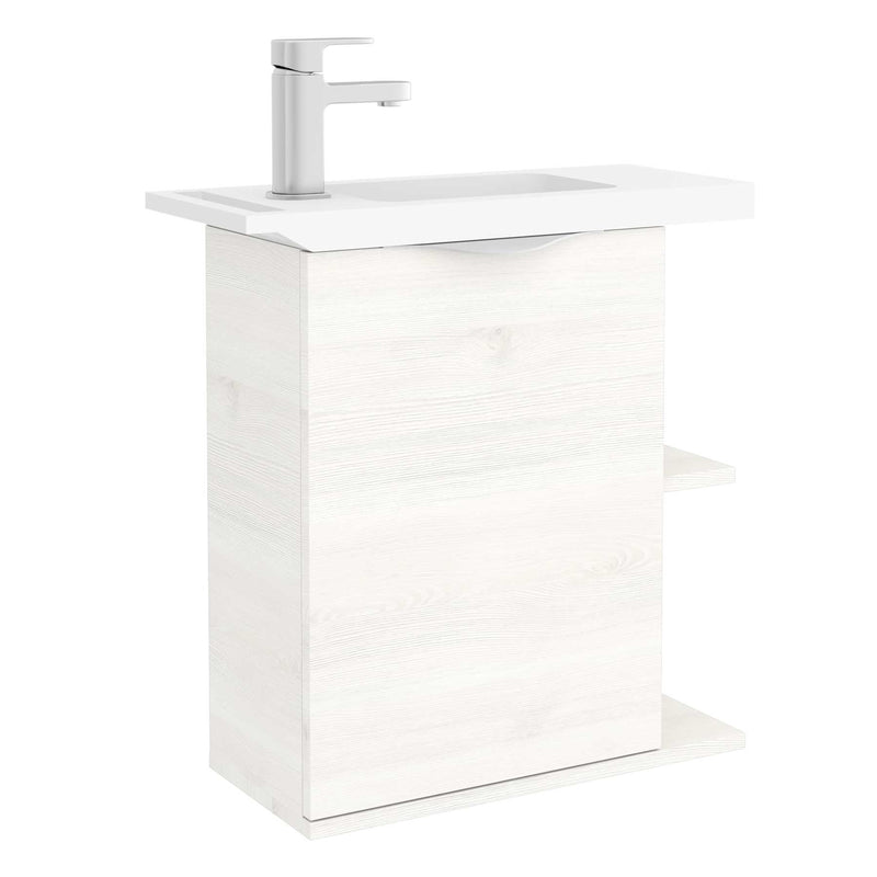 Martha 490 Cloakroom Wall Hung Vanity Unit - Choose Colour