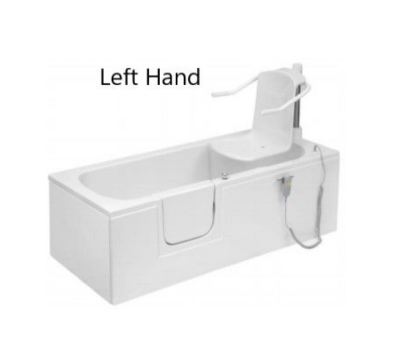 Trojan Liberty Easy Bath Walk In Bath with Powered Seat 1700 x 700mm RH