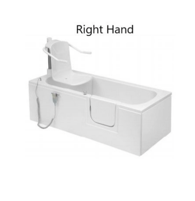 Trojan Liberty Easy Bath Walk In Bath with Powered Seat 1700 x 700mm RH