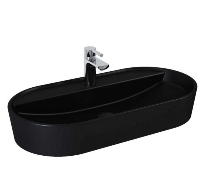 Glam Noir Black Counter Top Basin