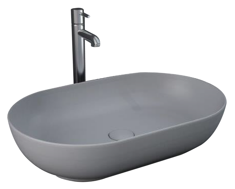 Feeling Matt Grey Counter Top Basin