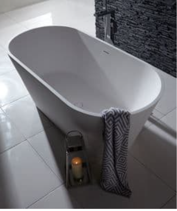 Cusco Stone Resin 1650 x 830 Freestanding Bath