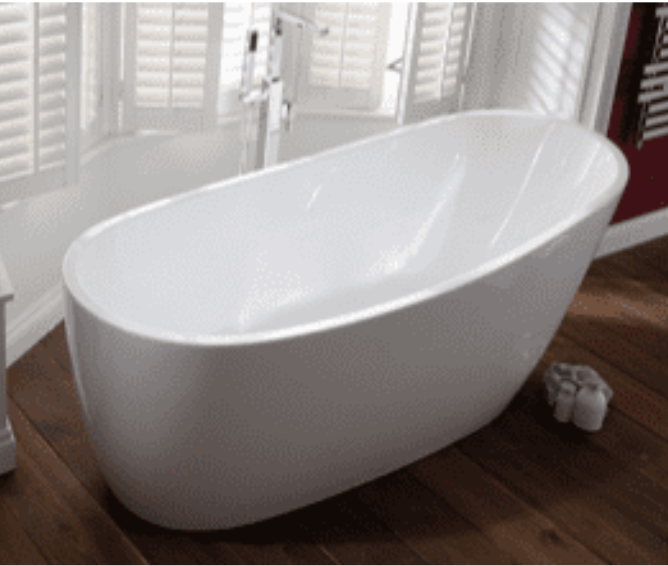 Pano Thin Edged Two-Skinned Freestanding Bath 1700 x 750mm