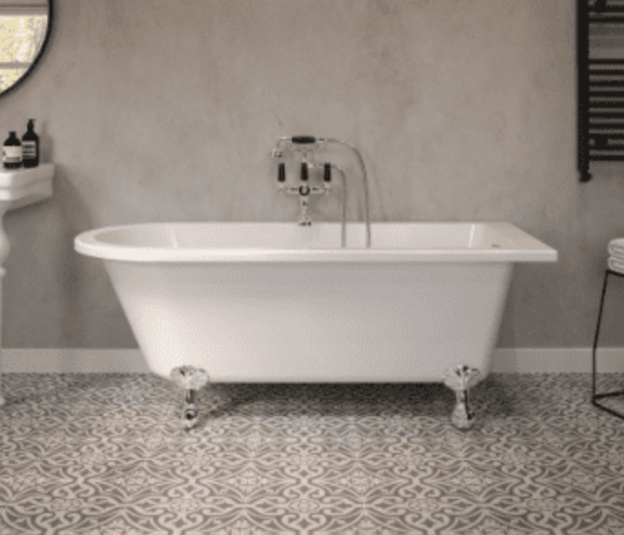 Hatton Back to Wall Freestanding Bath 1700 x 750mm