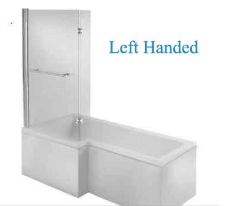 Blok L Acrylic Tungstenite Bath 1500 x 850mm RH