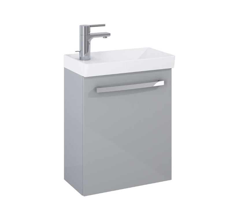 Aquatrend Avola Grey 455 Wall Hung Vanity with Basin