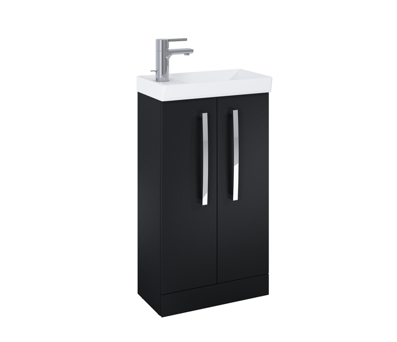 Aquatrend Matt Anthracite 455 Cloak Vanity with Basin