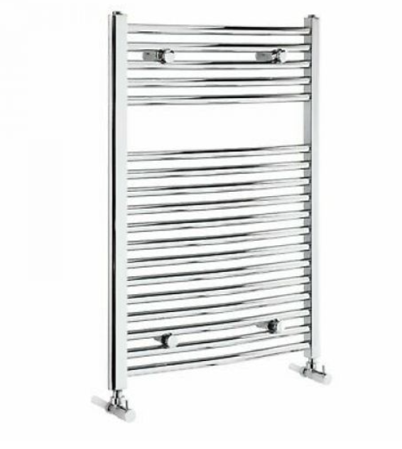 Chrome Curved Electric Towel Rail 500 x 1200mm