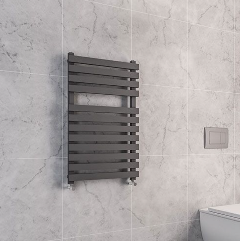 Cima Anthracite Designer Towel Rail 500 x 1200mm