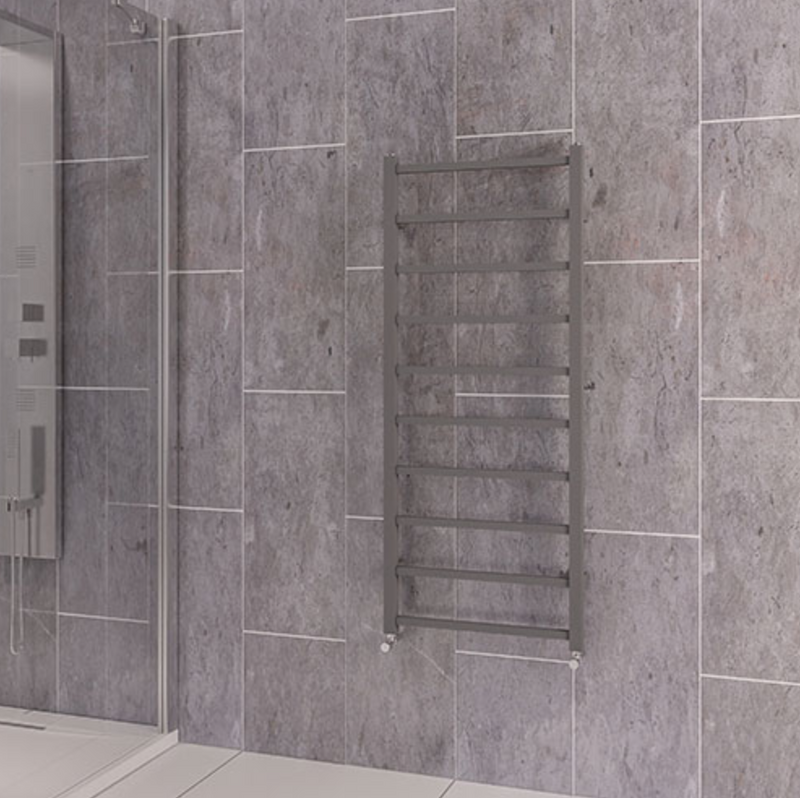 Sera Anthracite Designer Towel Rail 500 x 1200mm