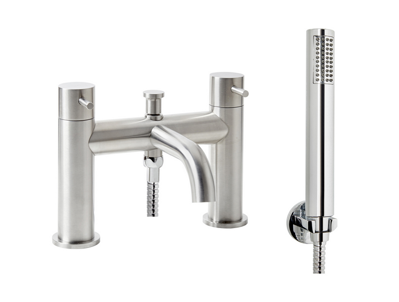 Solito Bushed Nickel Bath Shower Mixer