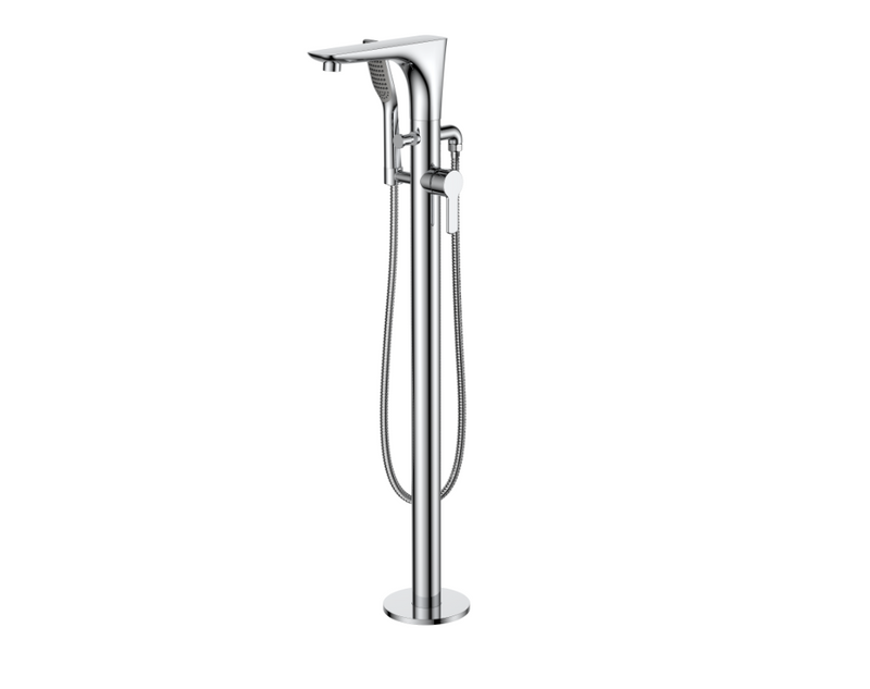 Vido Chrome Floorstanding Bath Shower Mixer