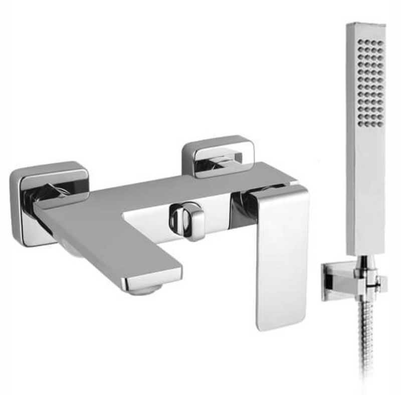 Demm Chrome Wall Mounted Bath Shower Mixer