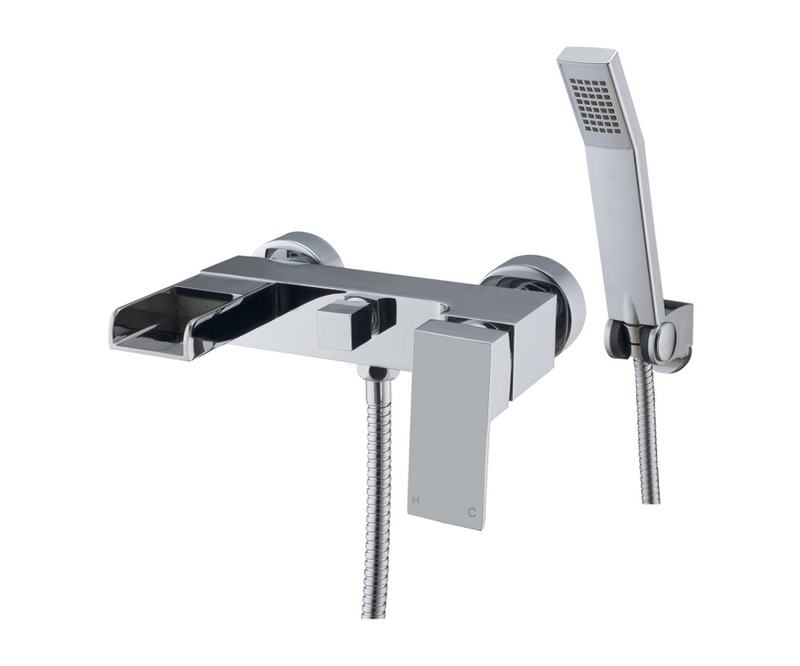 Stream Chrome Wall Mounted Bath Shower Mixer