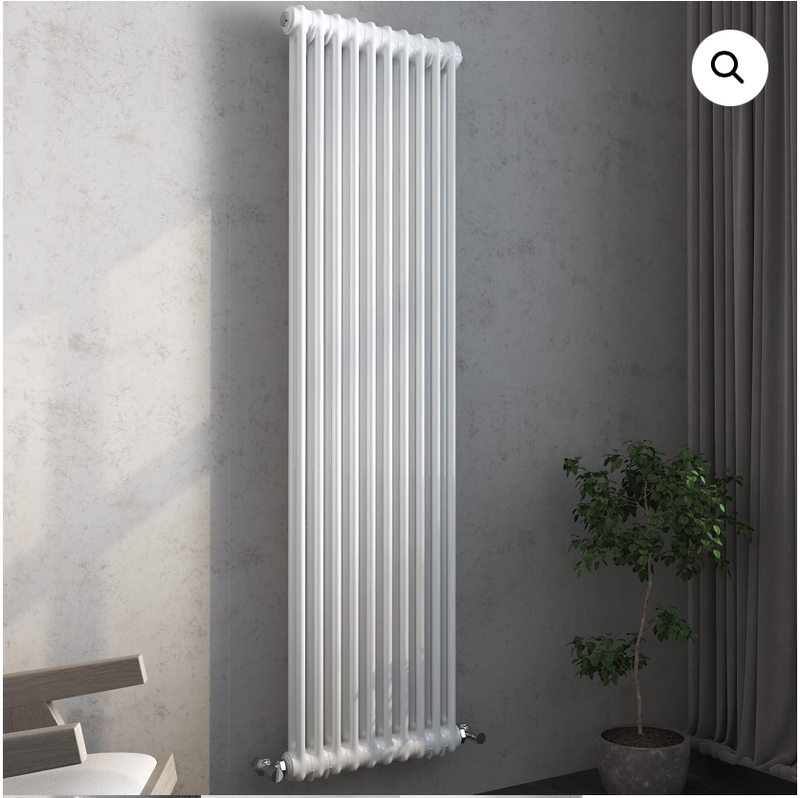 Savoy Anthracite Vintage Vertical Radiator 1800 x 548mm