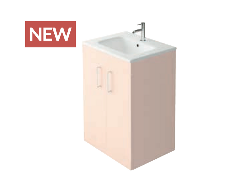 Azure Misty Pink 610 Floorstanding Vanity with Basin