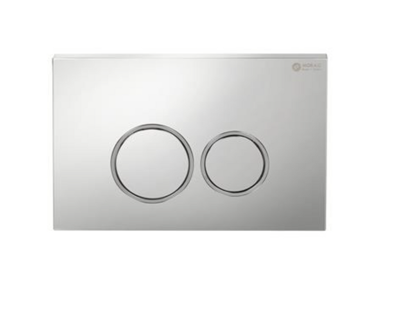 R Series Silver Grey Push Plate