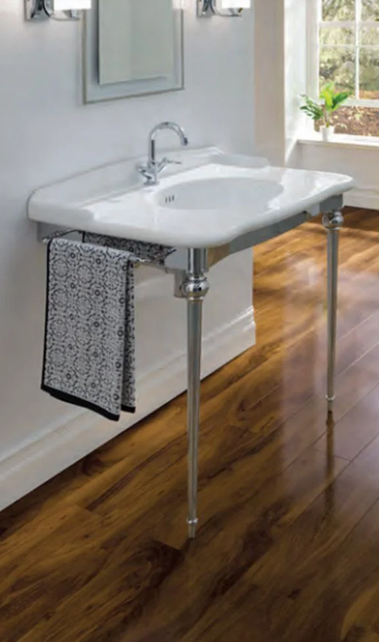 Fino Console 920 Basin with Framework and Bottle Trap