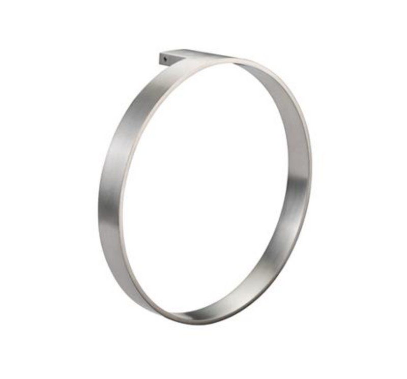 Alento Chrome Round Towel Ring