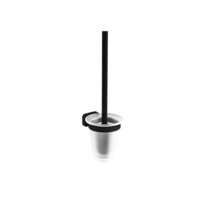 Asti Black Toilet Brush Holder