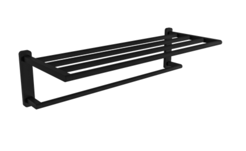 Asti Black Towel Shelf