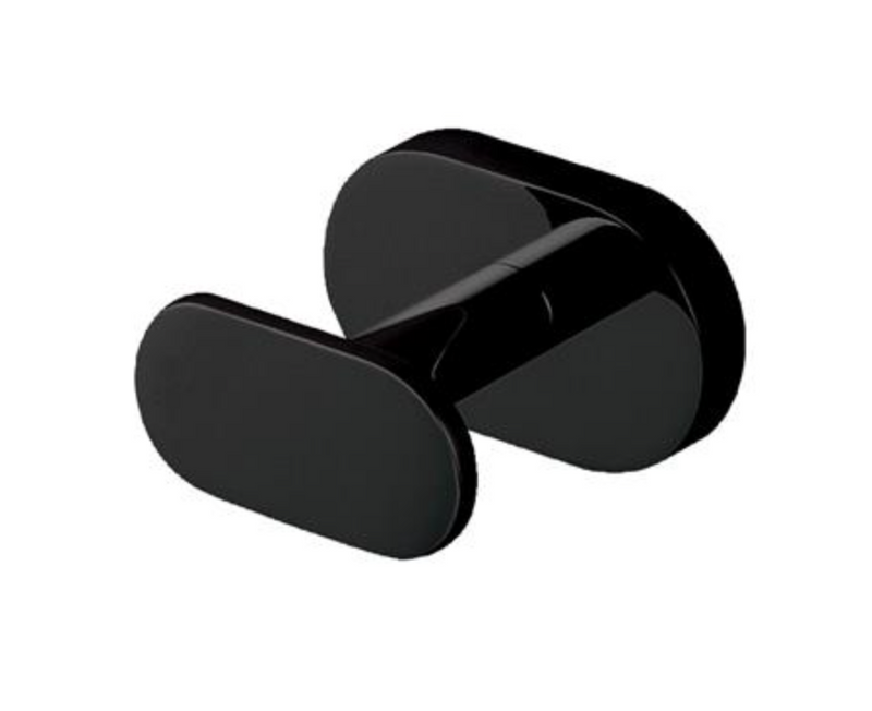 Salerno Matt Black Robe Hook