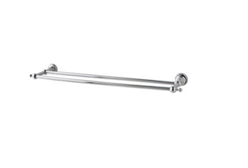 Rockingham Solid Brass Single Towel Rail