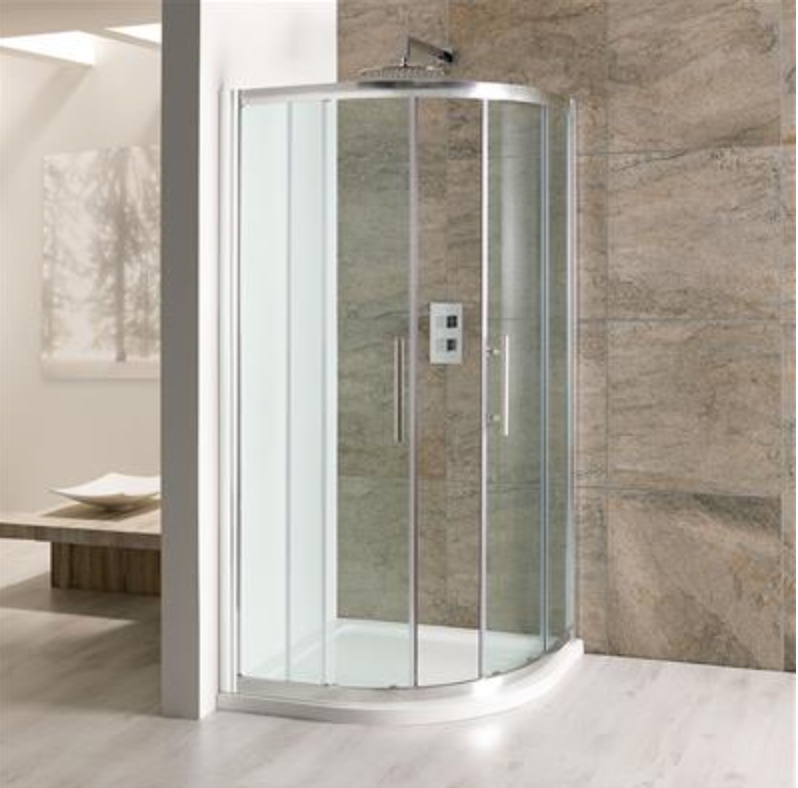 Volente Quadrant 6mm Sliding Door Enclosure 900mm