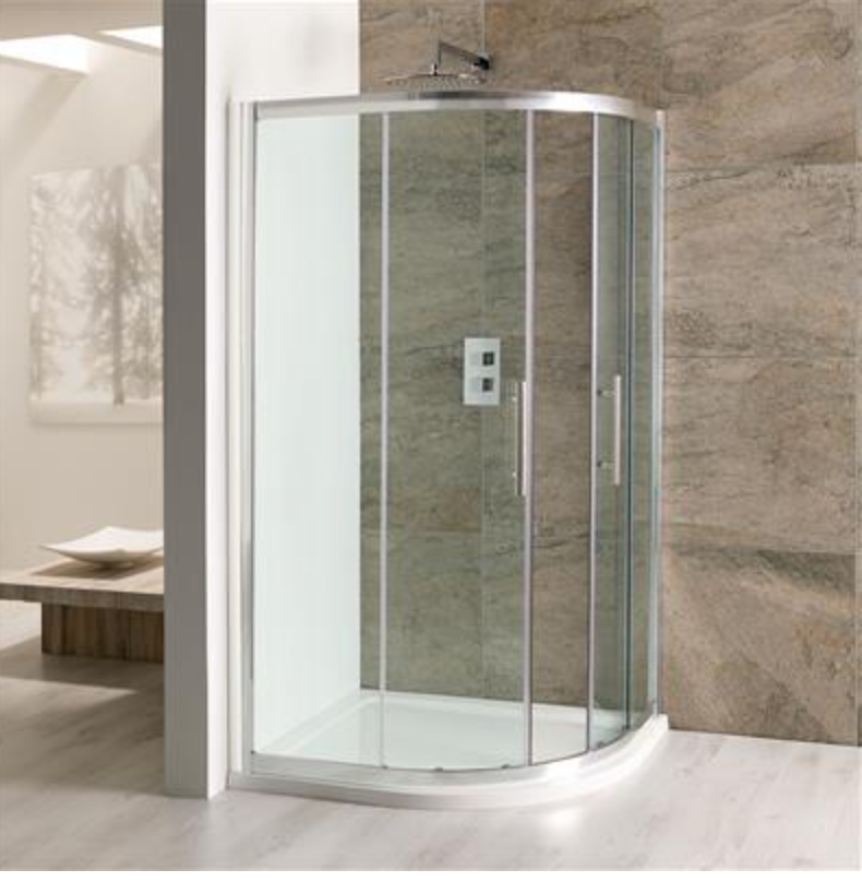 Volente Offset Quadrant Shower Enclosure 1000 x 900mm