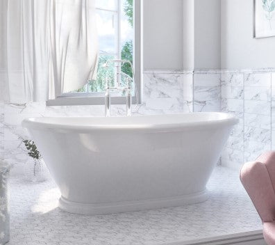 Mayflower Freestanding Bath White 1650mm x 750mm