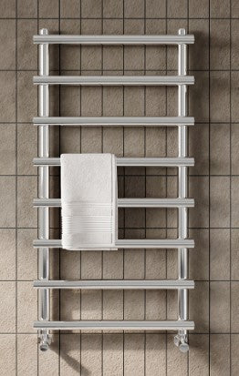 Izem Chrome Towel Radiator 850mm x 600mm