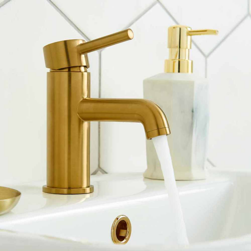 Ottone Brass Monobloc Basin Mixer Tap - Kartell