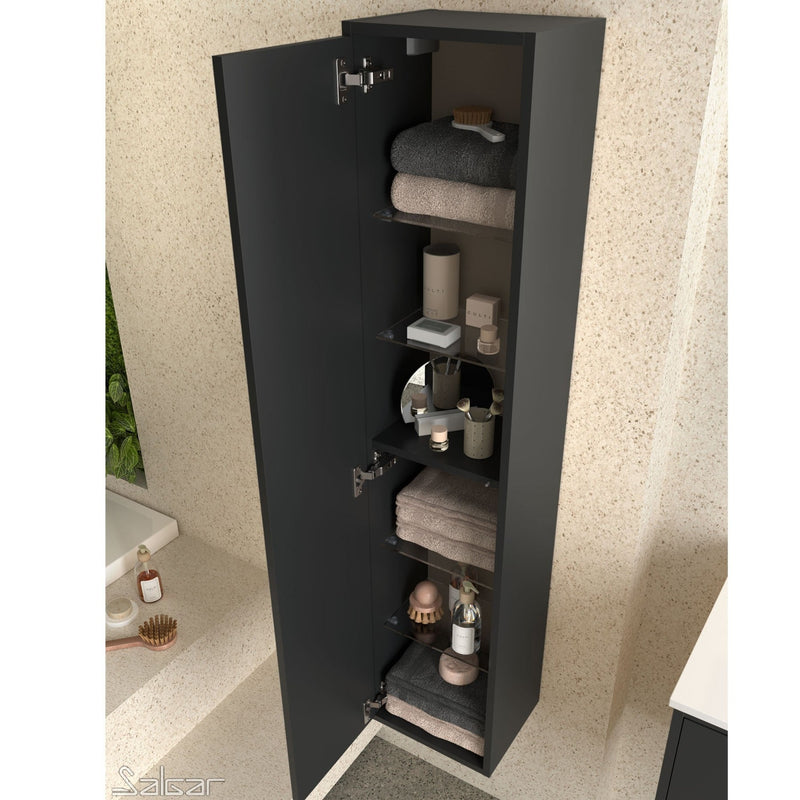 Optimus Tall Cabinet - Matt Black