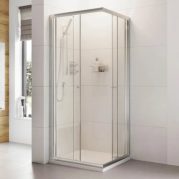 Haven6 Chrome Corner Entry Shower Enclosure 700 x 700mm