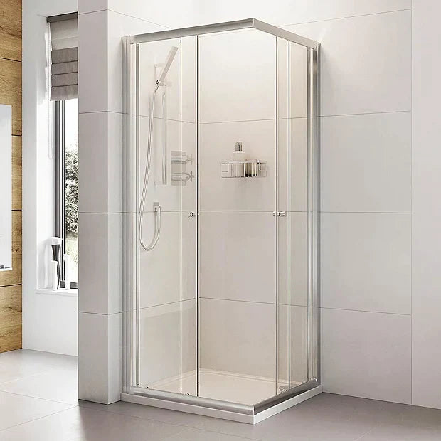 Haven6 Chrome Corner Entry Shower Enclosure 760 x 760mm