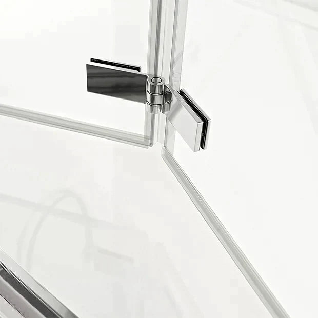 Haven8 Chrome Bi-Fold Door Shower Enclosure 900 x 1950mm