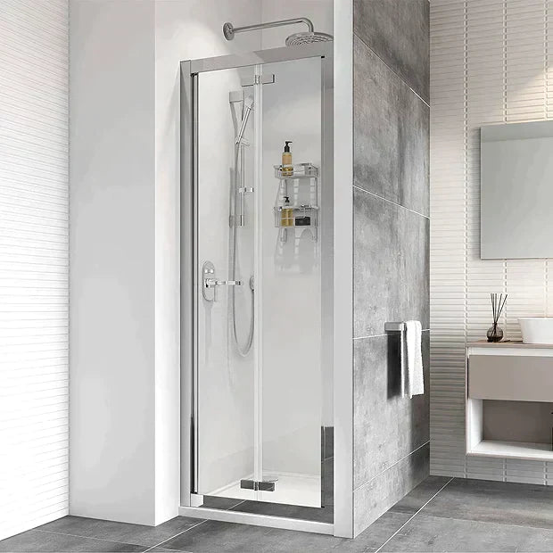 Haven8 Chrome Bi-Fold Door Shower Enclosure 1200 x 1950mm