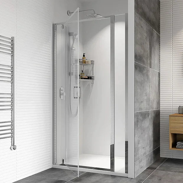 Haven8 Chrome Pivot Door Shower Enclosure 760 x 1950mm